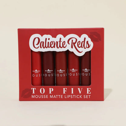 Italia Deluxe Top Five Mousse Matte Lipstick Set