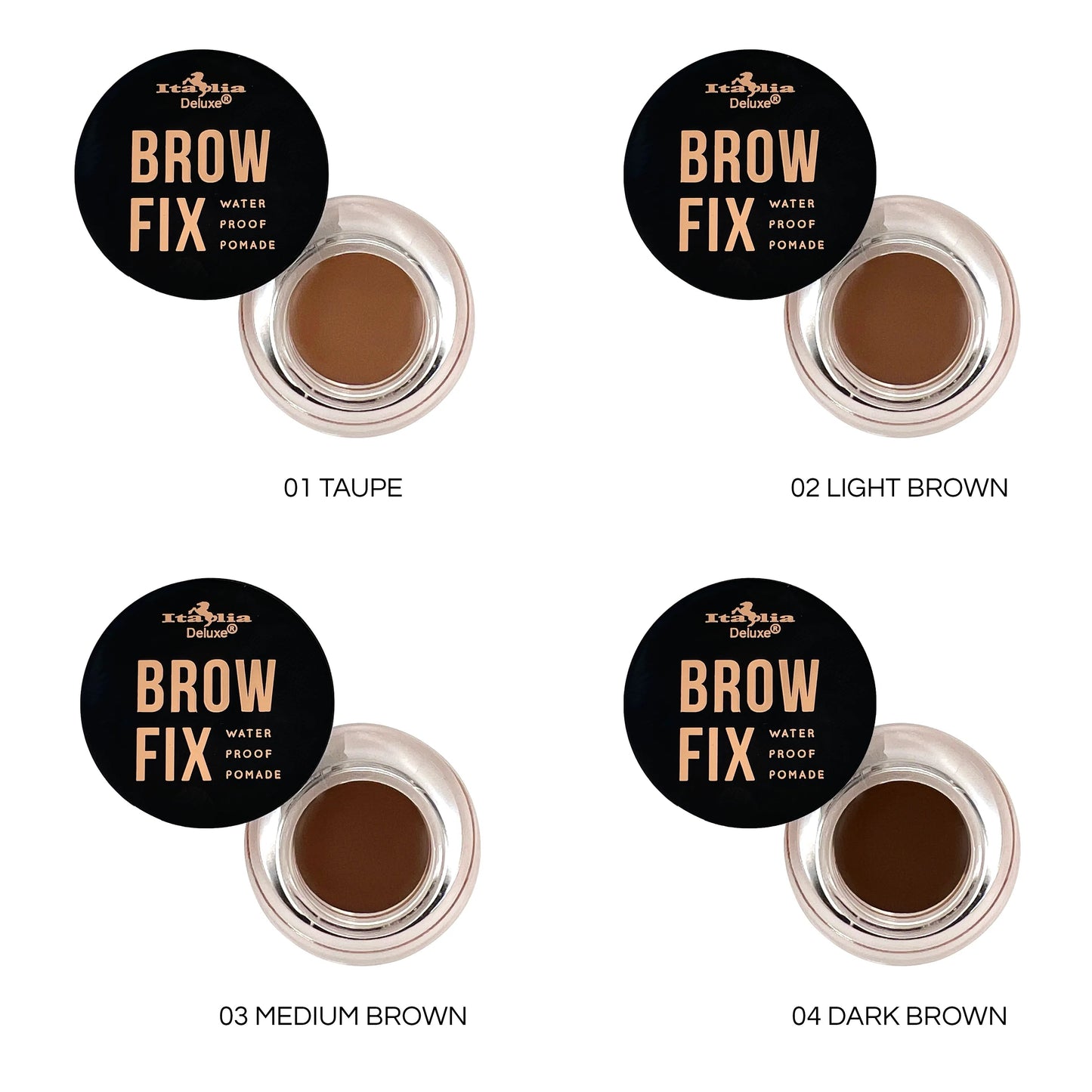 Italia Deluxe Brow Fix Light Brown